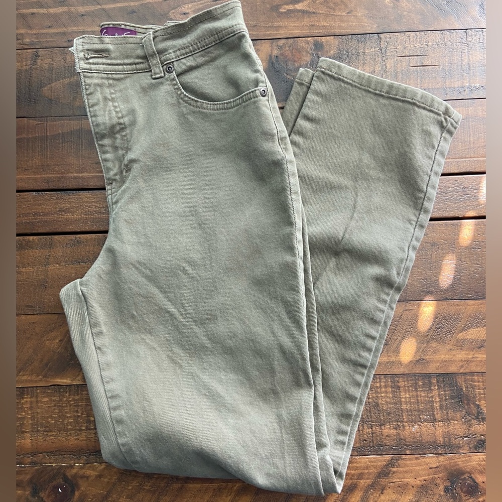 Gloria Vanderbilt Tan Jeans Size 8